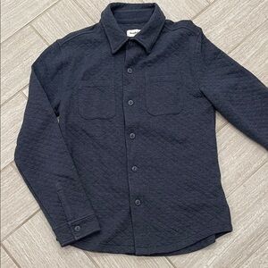 Goodfellow & Co Navy Blue Quilted Shirt Jacket